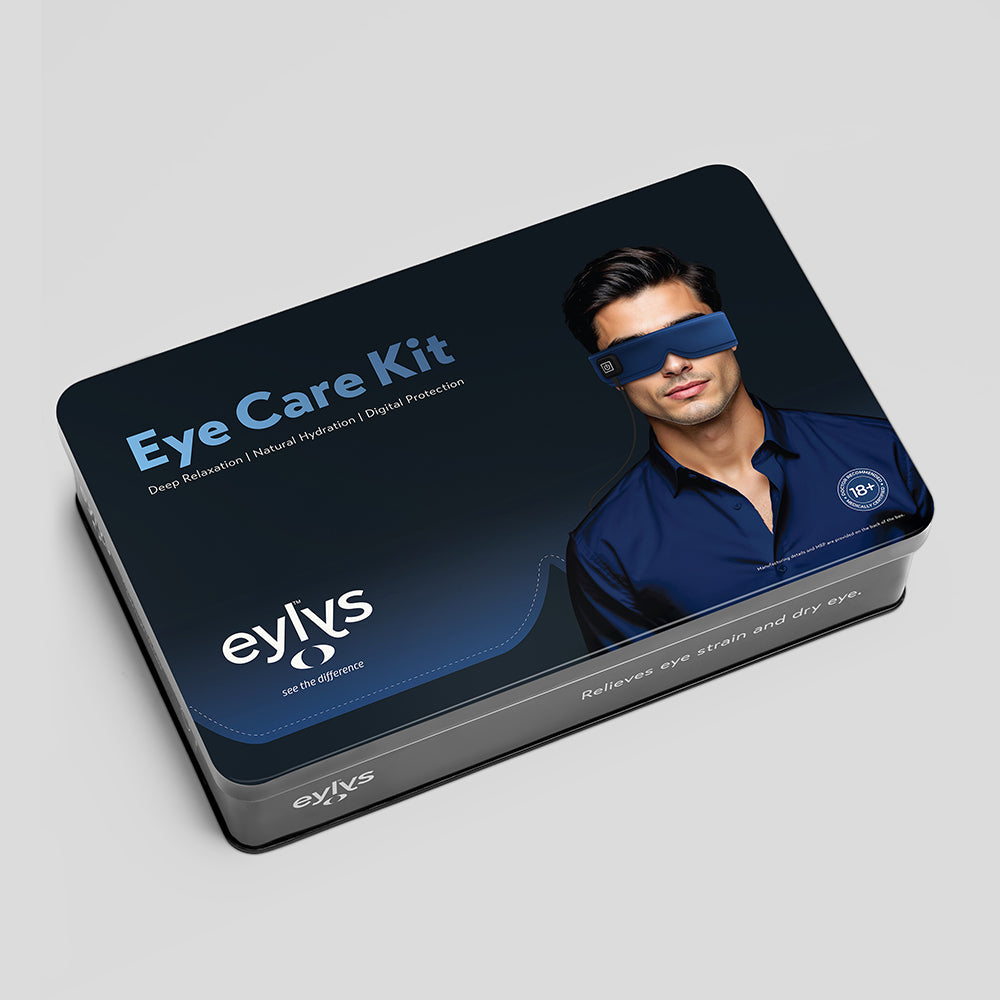 Eylys Eye Care Kit | Warm Eye Compress with Eye Massager